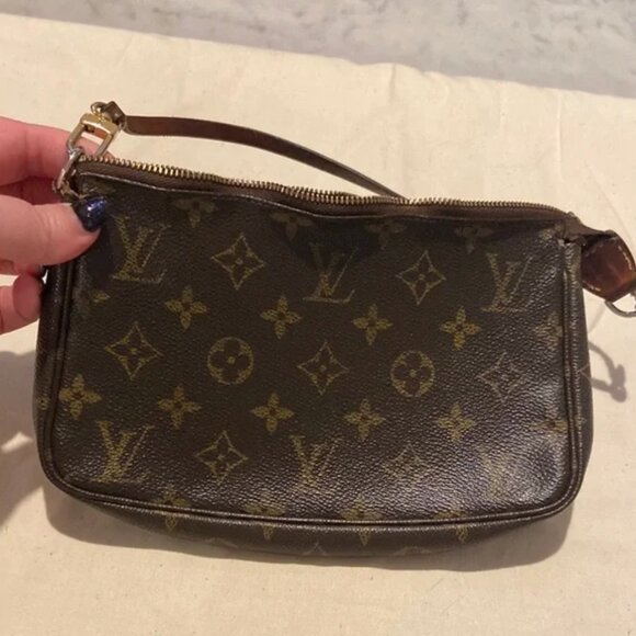Louis Vuitton Pochette Accessories Monogram Canvas - very old - Picture 1 of 14